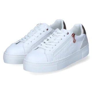 Tamaris Low Sneaker - Gr. 36 - Weiß - Textil & Synthetik