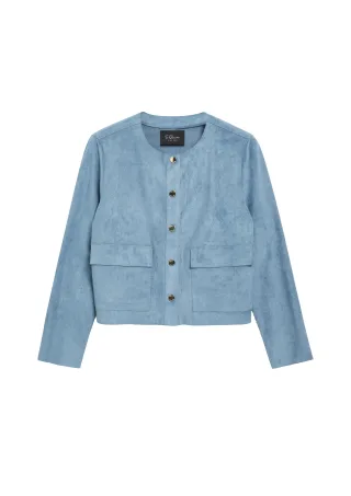 s.Oliver BLACK LABEL - Indoor-Jacke blau - Gr. - 38