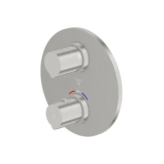 Steinberg Serie 100 Unterputzthermostat mit 2-Wege Umsteller, brushed nickel, 10041333BN 10041333BN