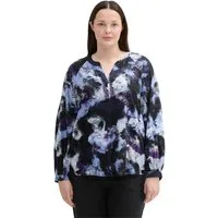 TOM TAILOR PLUS Langarmbluse mit Allover-Print