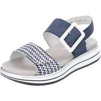 Remonte Keilsandalette, Sommerschuh, Sandale, Komfortschuh mit praktischen Klettverschlüssen