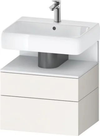 Duravit Qatego Waschtischunterbau wandhängend Weiß Supermatt 590x470x590 mm - QA4393018840010 QA4393018840010