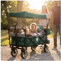 miweba Bollerwagen faltbar Transportkarre Handwagen Bollerwagen MB-20 (Bollerwagen klappbar, Kinderwagen, Handwagen, Transportwagen, 1-tlg., faltbarer Bollerwagen, Bollerwagen für Kinder), faltbarer Bollerwagen, Handwagen, Transportwagen