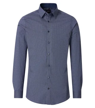 VENTI - Businesshemd langarm braun - Gr. - 39