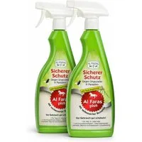 AQUA CLEAN Insektenspray AL FARAS Insektenschutz für Umgebung & Oberflächen 2x 500ml, 1 l