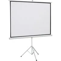 FANNOU Beamer Leinwand mit Stativ, 4:3 Projektionsfläche Stativleinwand (84 Zoll faltbar höhenverstellbar Präsentationswand für Zuhause, Schule)