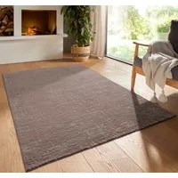 TaraCarpet Teppich TaraCarpet Homestyle 399 Vintage, rechteckig, Höhe: 10 mm, Vintage hoch-tief weich waschbar taupe 50x80