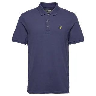 Lyle & Scott Polo SS Einfarbiges Poloshirt Blau