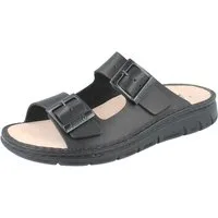 Finn Comfort FINN COMFORT Cayman Soft Damen Herren Pantolette schwarz Glattleder - Pantolette Wechselfußbett