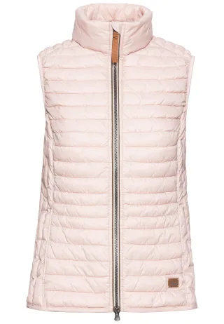 camel active - Steppweste mit zwei Wege Reißverschluss rose - Gr. - 40