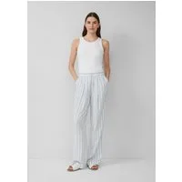 s.Oliver Chinos Hose Leichte Leinenmix-Hose mit Elastikbund