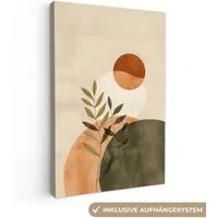 OneMillionCanvasses® Leinwandbild Äste - Formen - Abstrakt, Fotodruck (1 St), Leinwand Canvas Wandbild, Wanddekoration 20x30 cm