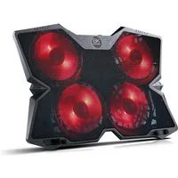 Blumax Notebook-Kühler NOTEBOOK LAPTOP KÜHLER COOLER KÜHLPAD STÄNDER 4 x LED LÜFTER