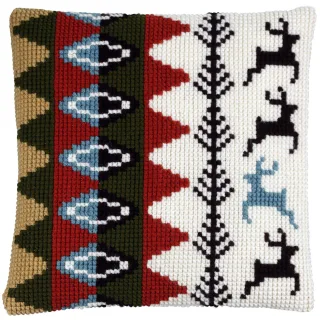 Kreuzstichkissen "Skandinavisches Design"
