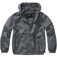 Brandit Allwetterjacke Brandit Herren Kids Summer Windbreaker Frontzip (1-St)