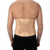 Hydas Bauch- und Rückenstützgürtel mit Stützkreuz zur Unterstützung der Körperhaltung und optimalen Sitz, bei Bandscheiben-, Ischiasbeschwerden, unterstützt bei Muskelschwäche
