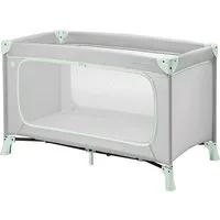Hauck Baby-Reisebett Dream N Play Plus, Dusty Mint, Vorderausstieg