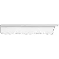 Homestar Zierleiste Victoria (65 x 95 mm), Länge 2m, LED-fähig, zum kleben, Styropor, zur Verzierung von Wohn- und Gewerberäumen