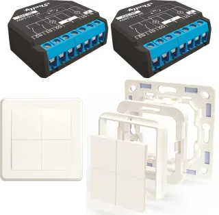 SHELLY Rollladensteuerung Starter Kit, 2er Set, Gira & Merten