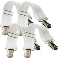 Matratzenauflage Bettlakenspanner im 4er-Pack, Uni