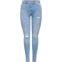 ONLY Skinny-fit-Jeans ONLPOWER MW PUSH UP DES DNM Baumwollmischung, Regular Waist