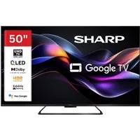 Sharp 50HR7765E QLED-Fernseher (126 cm/50 Zoll, 4K Ultra HD, Google TV, Google TV, 144Hz Gaming, HDR Dolby Vision & Dolby Atmos)