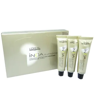 Loreal INOA Supreme Anti Age Coloration Permanent Creme Haar Farbe 3x16g - 05,25 Vibrierendes Marron / Vibrating Marron