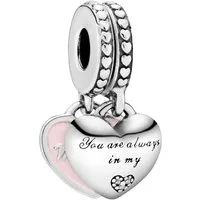 Pandora Charm Herz 792072EN40, Herz, Familie, Liebe, Zirkonia