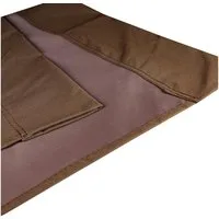 ESTEXO Gartenliege Ersatz-Bezug Doppel-Sonnenliege Stoffbezug XXL Duo-Relaxliege Braun
