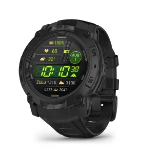 Garmin Instinct 3 Tactical [inkl. Silikonarmband grau] 50mm schwarz