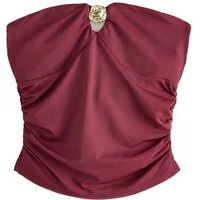 Next Kurzarmbluse Weiches Bandeau-Oberteil mit Hardware (1-tlg)