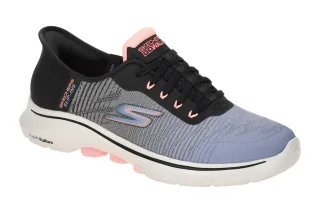 Skechers 125250 BKMT GO WALK 7 - ADEL Damen Halbschuhe lila/black/multi atmun...