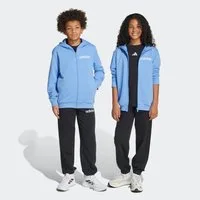 adidas Sportswear Trainingsanzug ESSENTIALS KINDER (2-tlg), zweiteilig, aus Baumwolle und Polyester, weiches French Terry