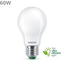 Philips LED-Leuchtmittel UltraEfficient 60W 2700K, E27, 3 St., Warmweiß