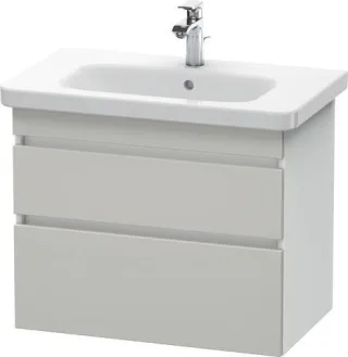 Duravit DuraStyle Waschtischunterbau wandhängend Betongrau & Weiß Matt 730x448x610 mm - DS648100718 DS648100718