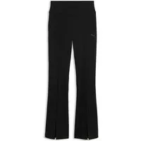 PUMA Leggings HER RIB FLARED LEGGINGS mit hoher Leibhöhe, unifarben, sportlicher Stil, schmale Passform