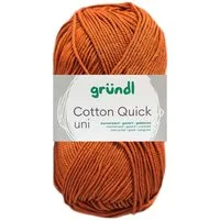 Gründl 50 Gramm Gründl Cotton Quick Uni Farbauswahl Häkelwolle