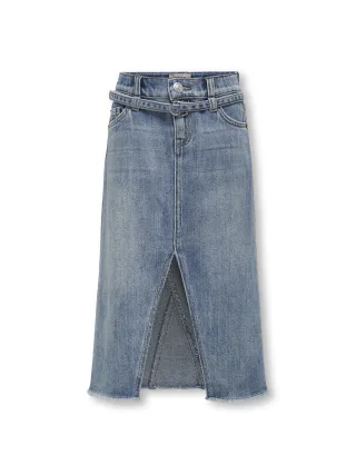 KIDS ONLY - KOGCADY DNM MIDI SKIRT GUA medium blue denim - Gr. - 158