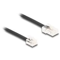 Telefonkabel RJ-45 Stecker > RJ-11 Stecker schwarz, 1 Meter