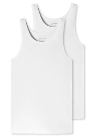 SCHIESSER - 2PACK Unterhemd weiss - Gr. - 10