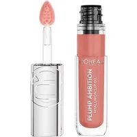 L'ORÉAL PARIS Lipgloss PARADISE PLUMP AMBITION HYALURON LIP OIL, mit Hyaluronsäure und Tripeptiden, ohne zu kleben
