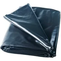 Heissner Teichfolie Heissner Teichfolie PVC schwarz, Stärke 1,00 mm -, 1 mm Stärke, (1-St)