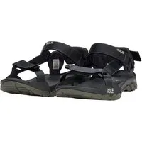 Jack Wolfskin Ridge schwarz Herren Sandale