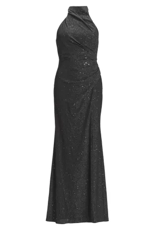 hey kyla - Hochgeschlossenes Abendkleid Schimmereffekt black