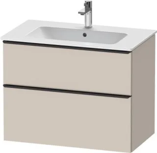 Duravit D-Neo Waschtischunterbau wandhängend Taupe Matt 810x462x625 mm - DE43620BD910000 DE43620BD910000