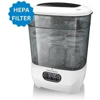 Baby Brezza Dampfsterilisator Sterilisator mit Trocknungsfunktion & HEPA-Filter für Babyflaschen, Dampfsterilisation mit HEPA-Trocknung – hygienisch & chemiefrei