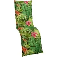 GO-DE Hussen-Set GO-DE Relax-Auflage Dschungel 170 x 50 x 8 cm, OEKO-TEX® Standard 100 Zertifikatsnummer