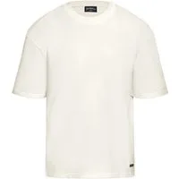Dropsize T-Shirt Dropsize Herren Heavy Oversize Metal Patch Basic T-Shirt (1-tlg)