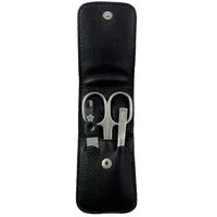 PFEILRING Maniküre-Etui Taschenetui Nappaleder, 3 tlg., Etui aus feinstem Leder, drei Instrumente aus Stahl, klein & handlich.