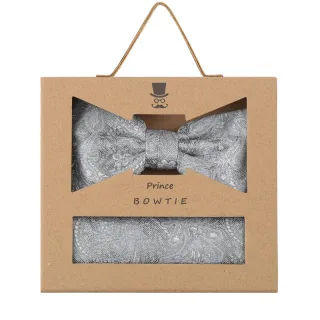 prince bowtie - Set Fliege + Einstecktuch mint - Gr. - OS